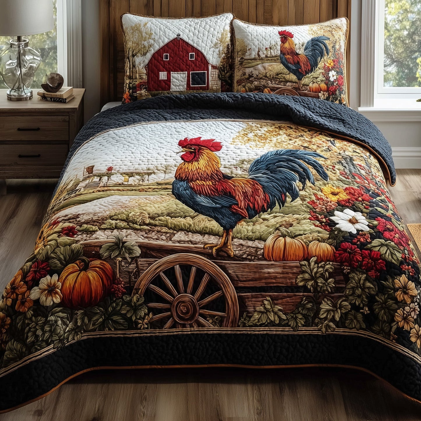 Autumn Haven 3-Piece Quilted Bedding Set GFTOTP10533