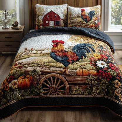 Autumn Haven 3-Piece Quilted Bedding Set GFTOTP10533