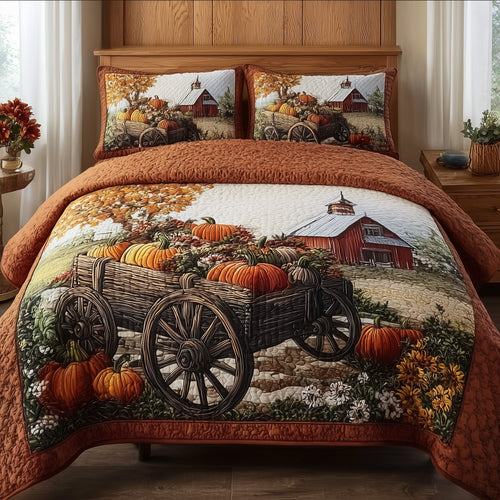 Autumn Haven 3-Piece Quilted Bedding Set GFTOTP10534