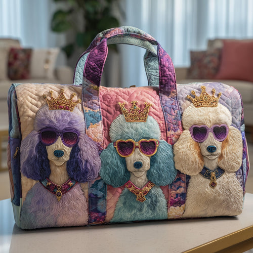 Poodle Quilted Duffle Bag GFTOTP10548