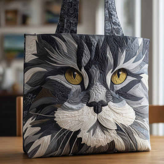 Majestic Maine Coon Quilted Tote Bag GFTOTP10575