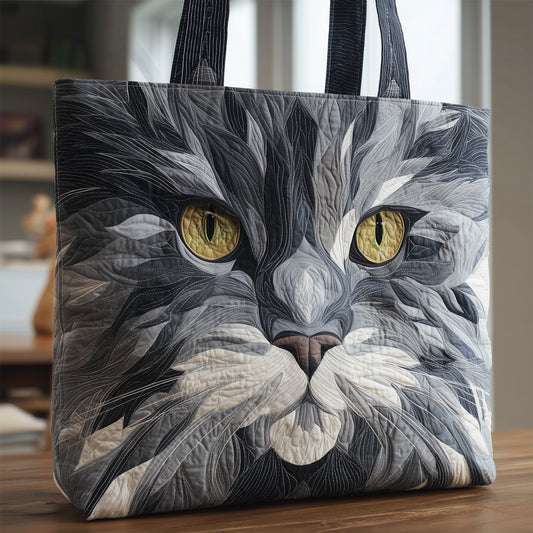 Majestic Maine Coon Quilted Tote Bag GFTOTP10576