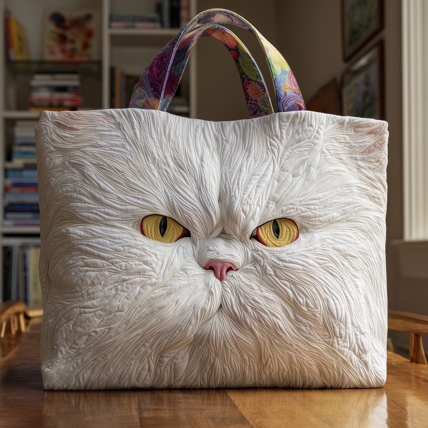 Fluff Persian Quilted Tote Bag GFTOTP10581