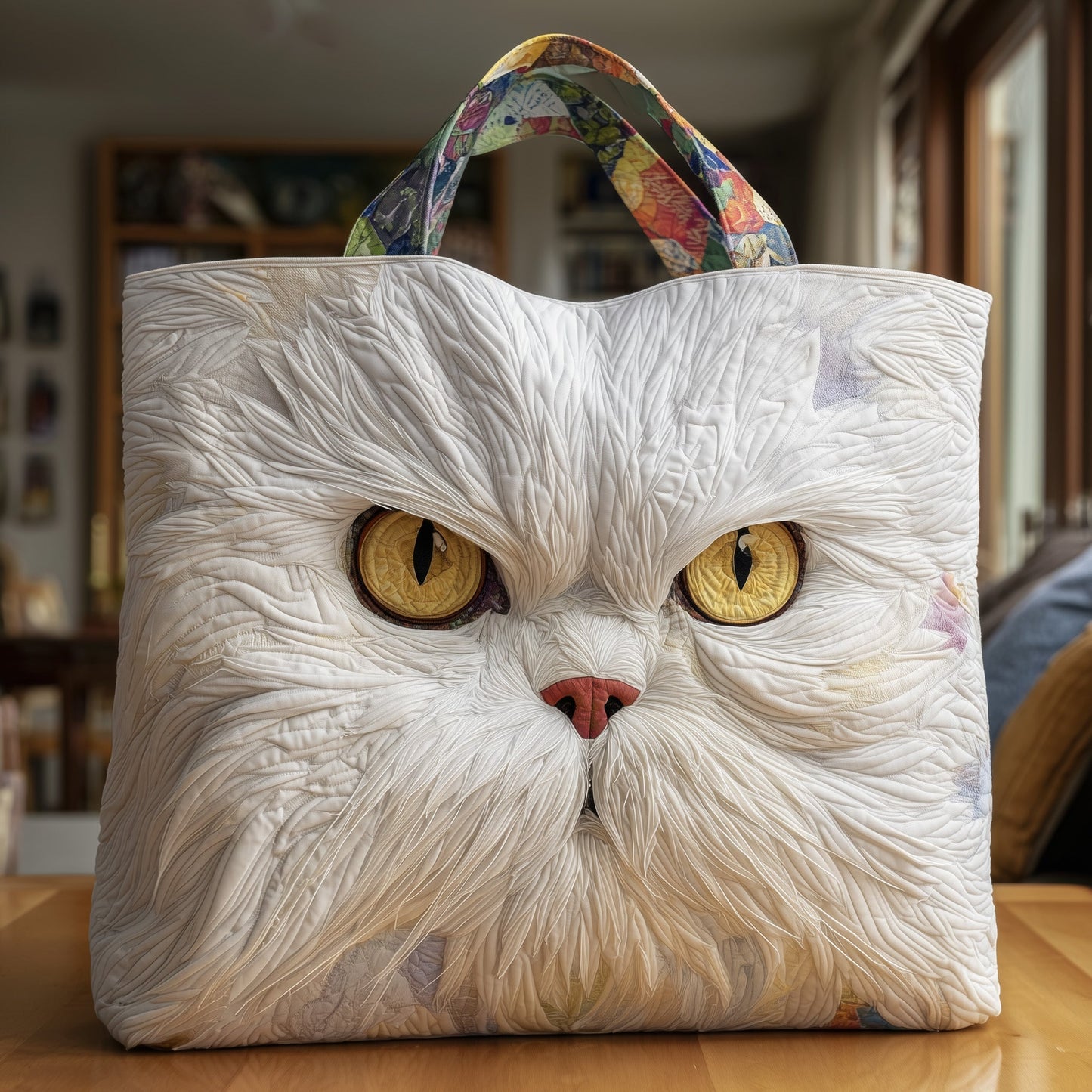 Fluff Persian Quilted Tote Bag GFTOTP10582