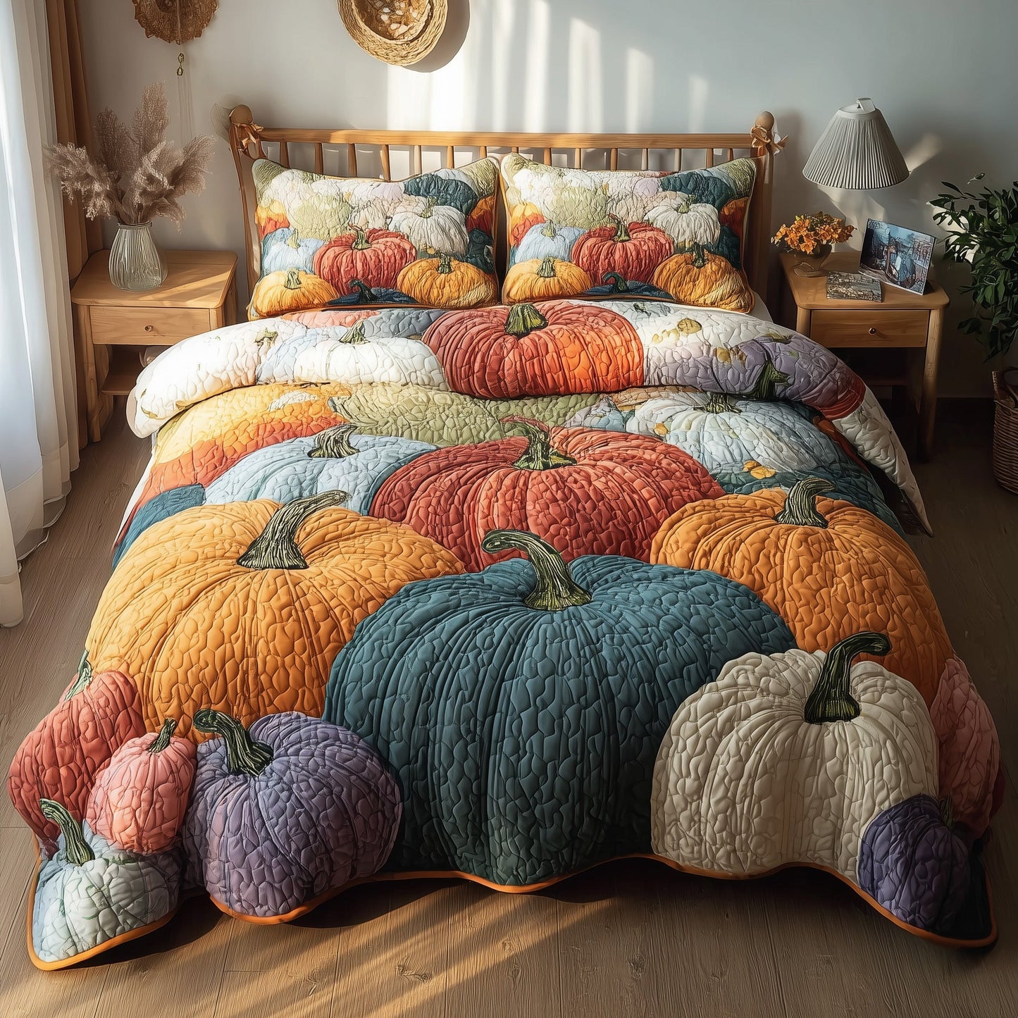 Autumn Breeze 3-Piece Quilted Bedding Set GFTOTP10599