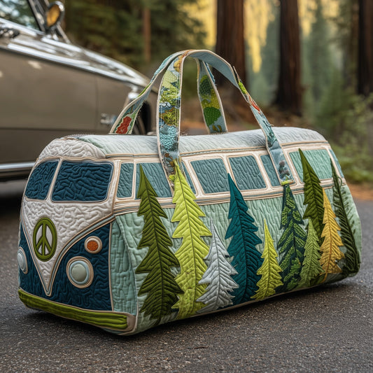 Hippie Van Quilted Duffle Bag GFTOTP10615