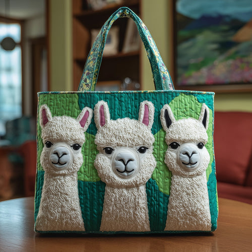 Llama Quilted Tote Bag GFTOTP10626