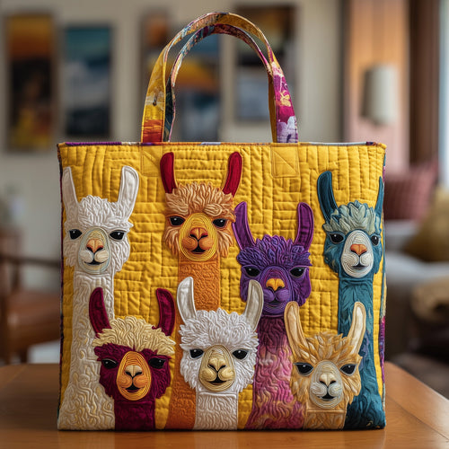 Llama Quilted Tote Bag GFTOTP10629