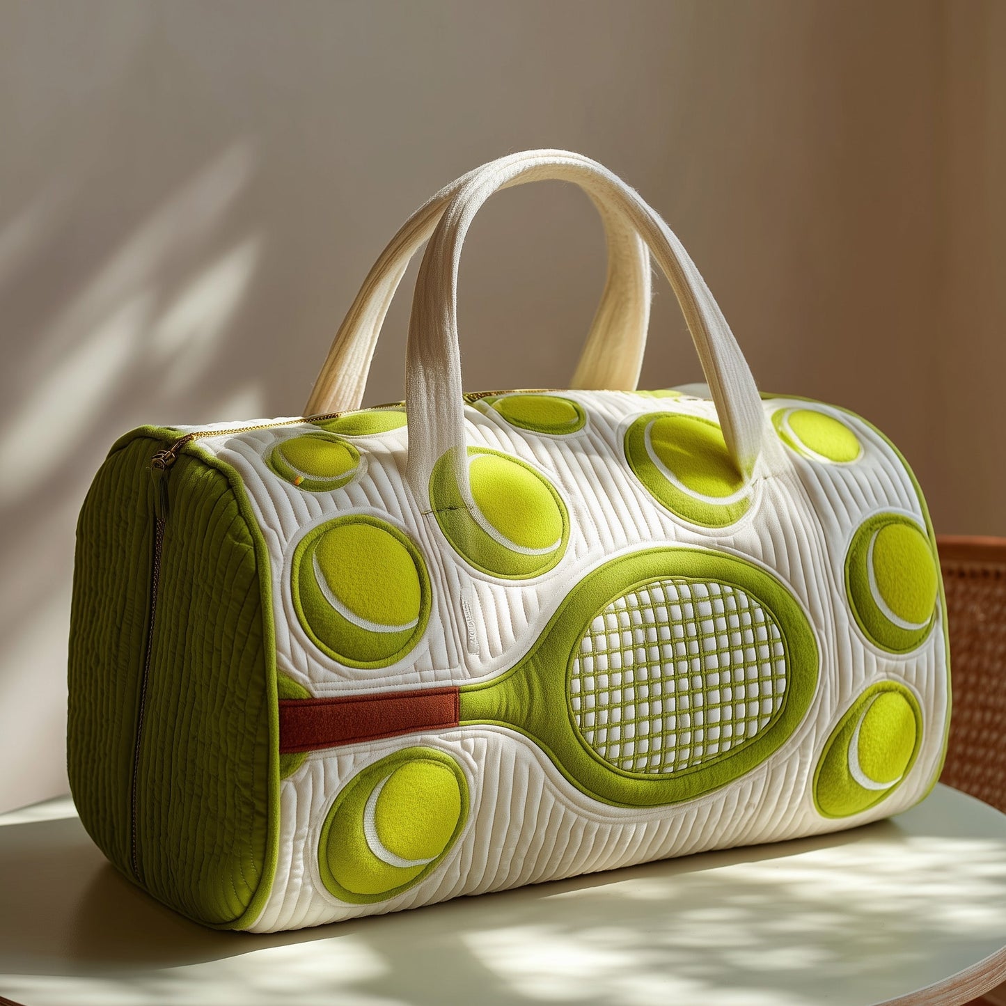 Tennis Time Quilted Duffle Bag GFTOTP10655