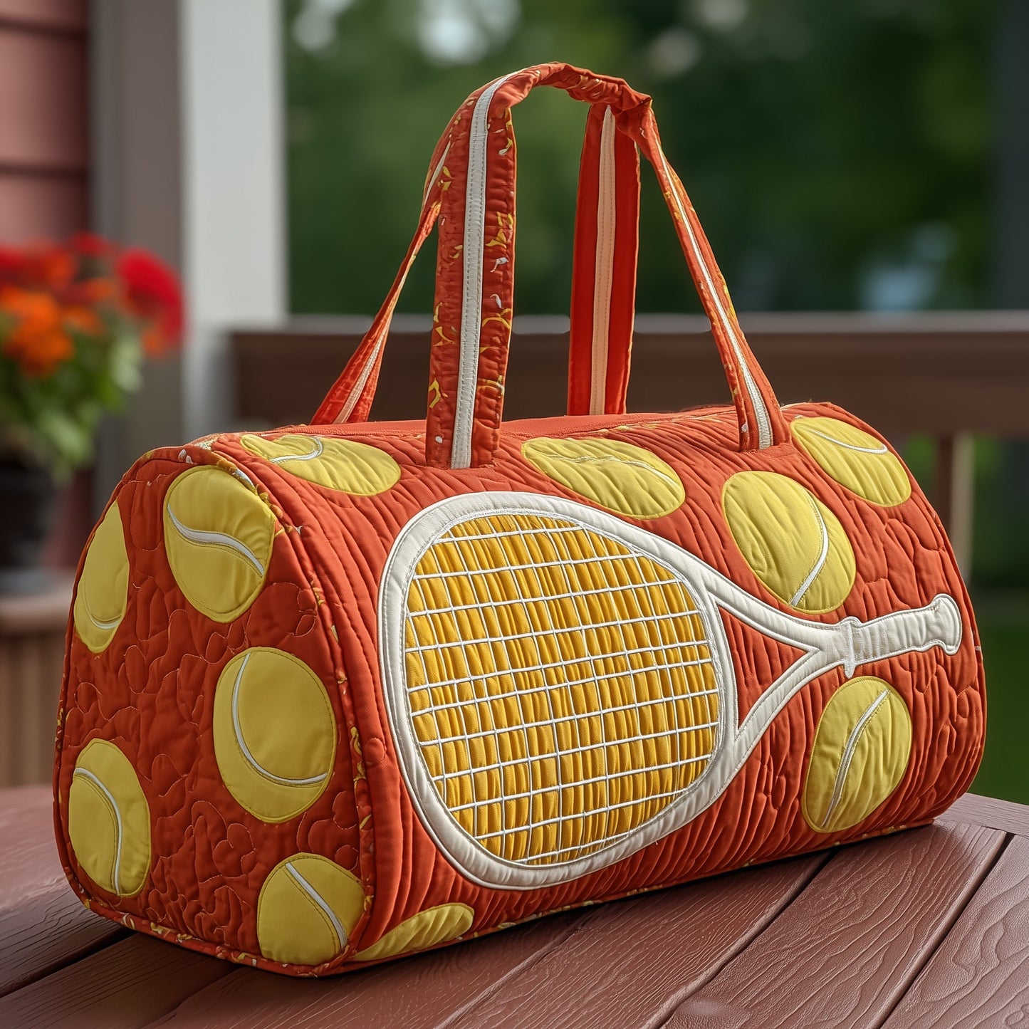Tennis Time Quilted Duffle Bag GFTOTP10658