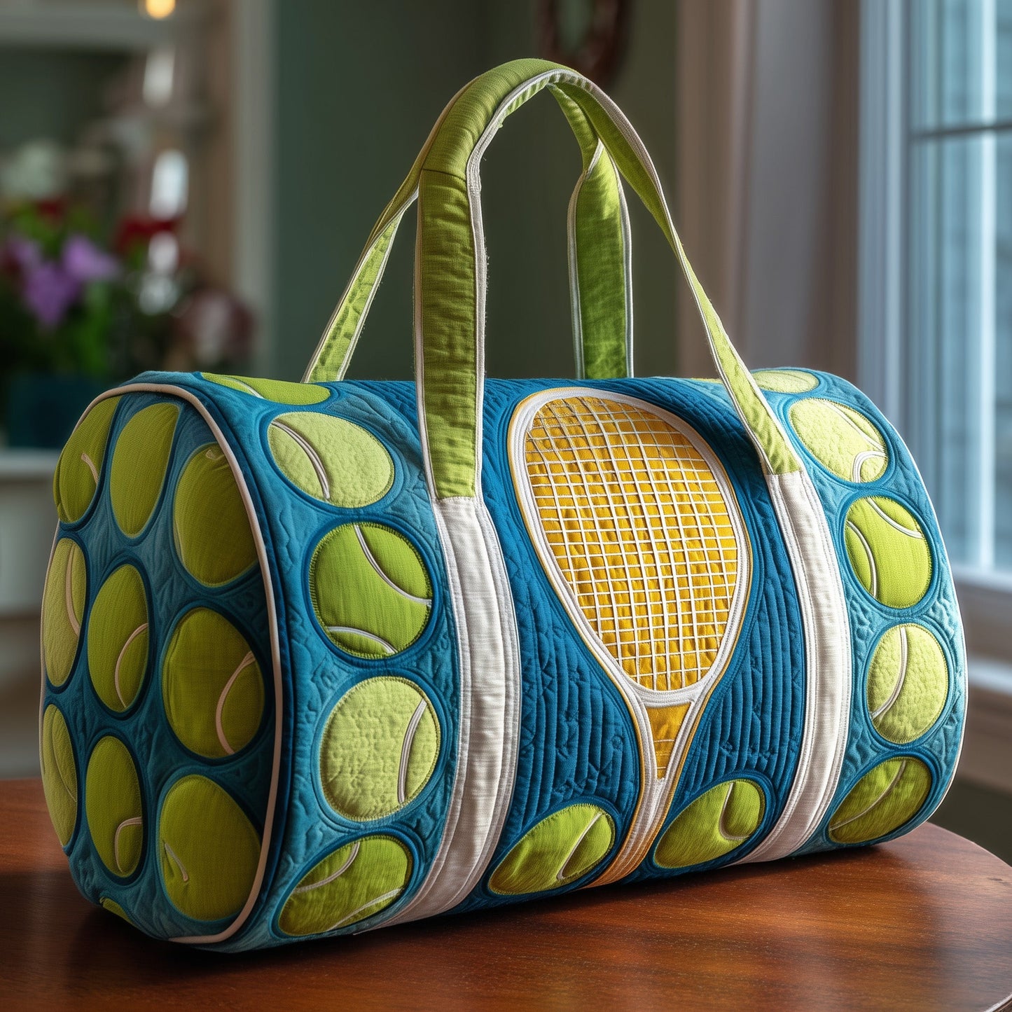 Tennis Time Quilted Duffle Bag GFTOTP10660