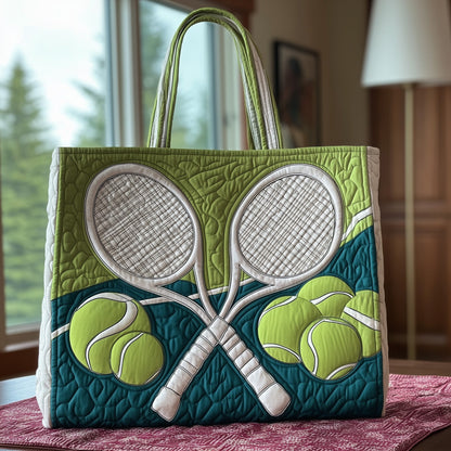 Tennis Time Quilted Tote Bag GFTOTP10662