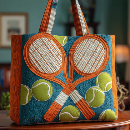 Tennis Time Quilted Tote Bag GFTOTP10667