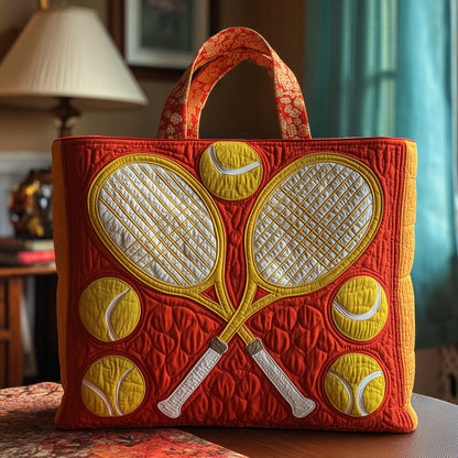 Tennis Time Quilted Tote Bag GFTOTP10672