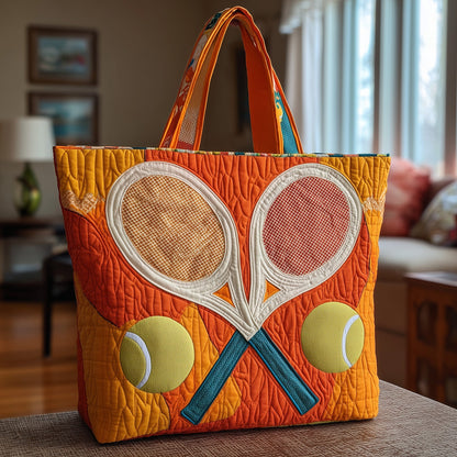 Tennis Time Quilted Tote Bag GFTOTP10674