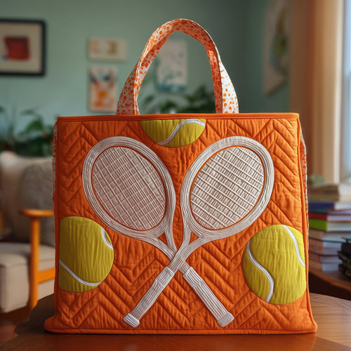 Tennis Time Quilted Tote Bag GFTOTP10675
