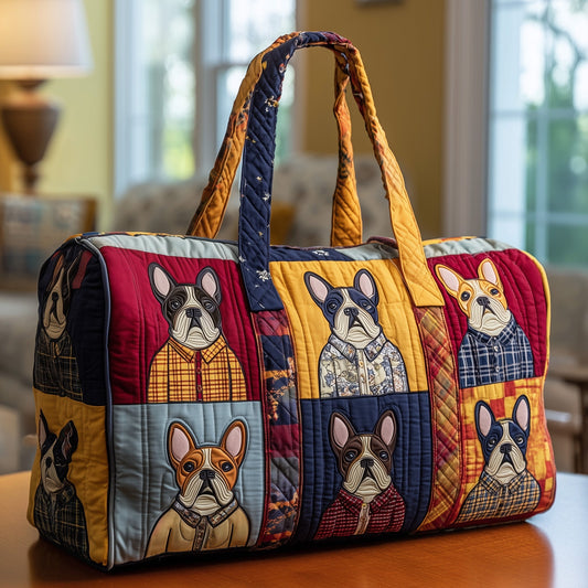 Bulldog Quilted Duffle Bag GFTOTP10679