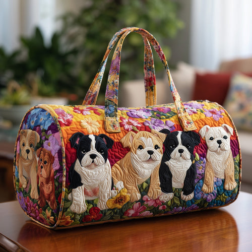 Bulldog Quilted Duffle Bag GFTOTP10686