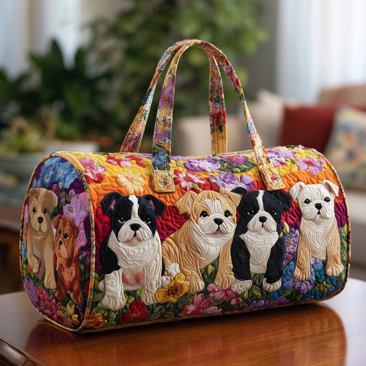 Bulldog Quilted Duffle Bag GFTOTP10686