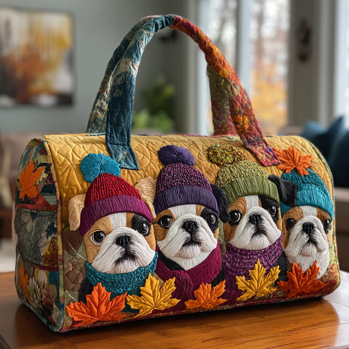 Bulldog Quilted Duffle Bag GFTOTP10687