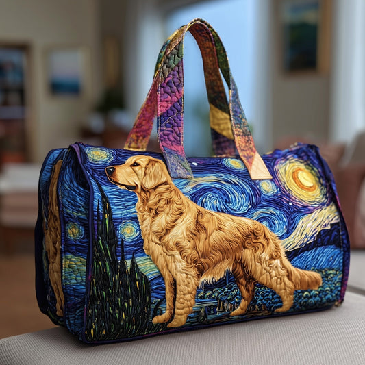 Golden Retriever Quilted Duffle Bag GFTOTP10693