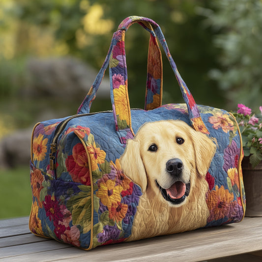 Golden Retriever Quilted Duffle Bag GFTOTP10695