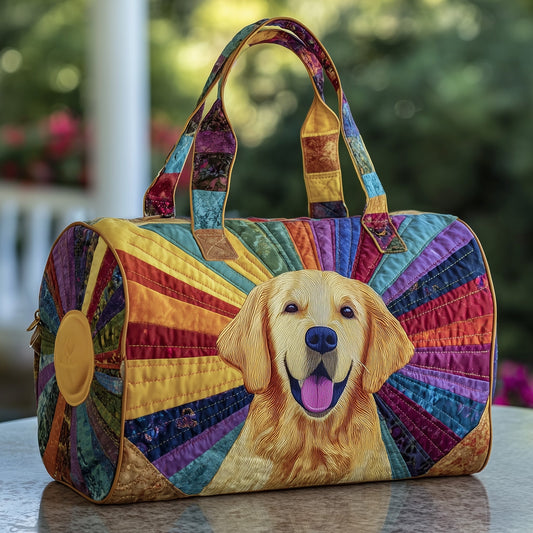 Golden Retriever Quilted Duffle Bag GFTOTP10698