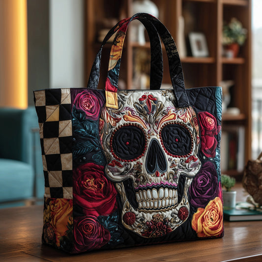 Dia de los Muertos Quilted Tote Bag GFTOTP10719