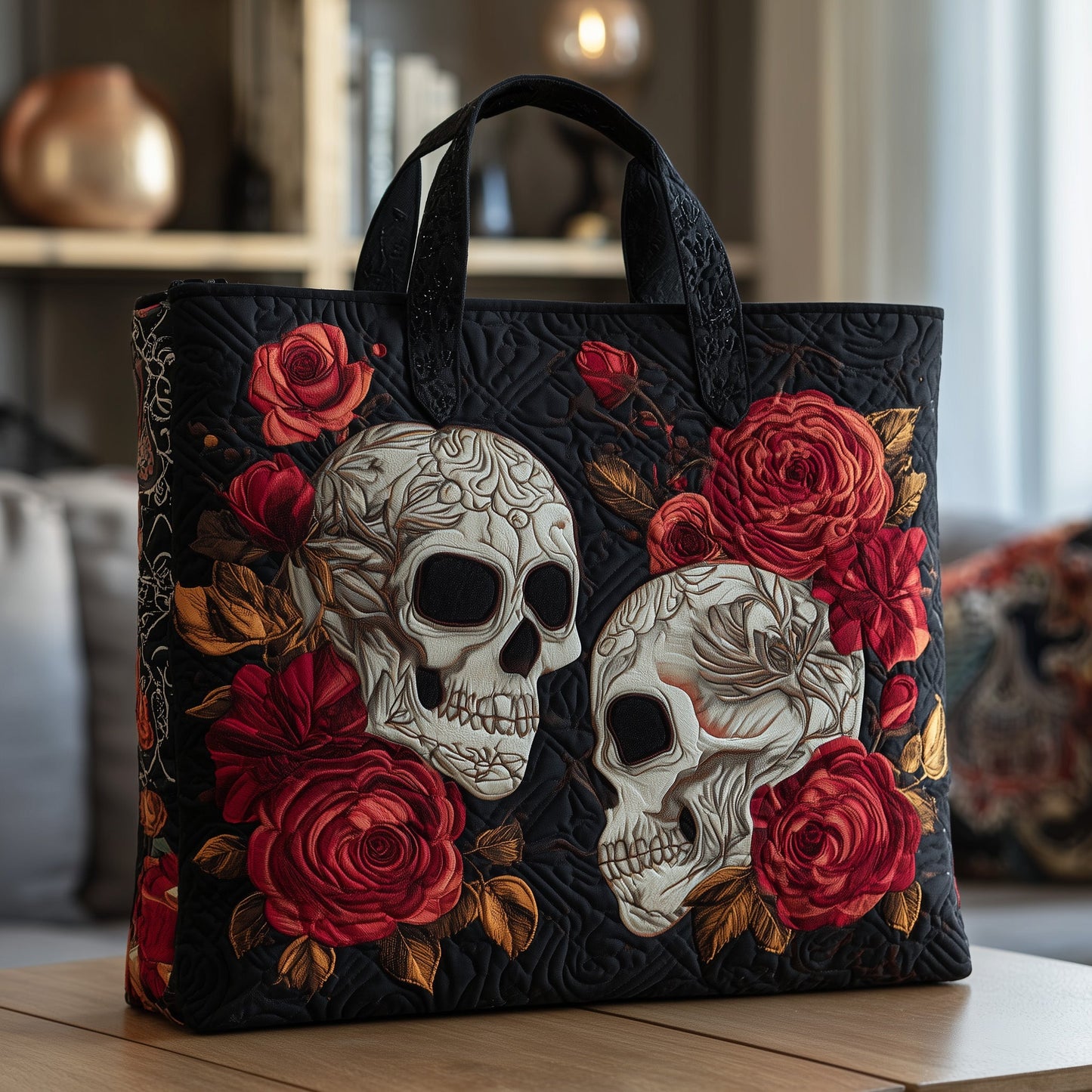 Dia de los Muertos Quilted Tote Bag GFTOTP10722