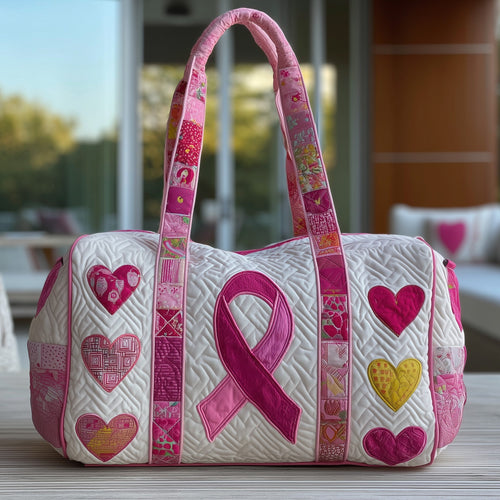 Ribbon of Strength Quilted Duffle Bag GFTOTP10726