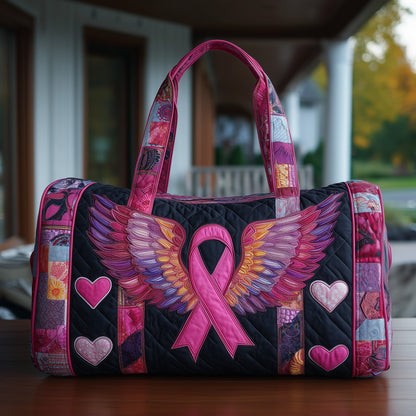 Brave Heart Ribbon Quilted Duffle Bag GFTOTP10734