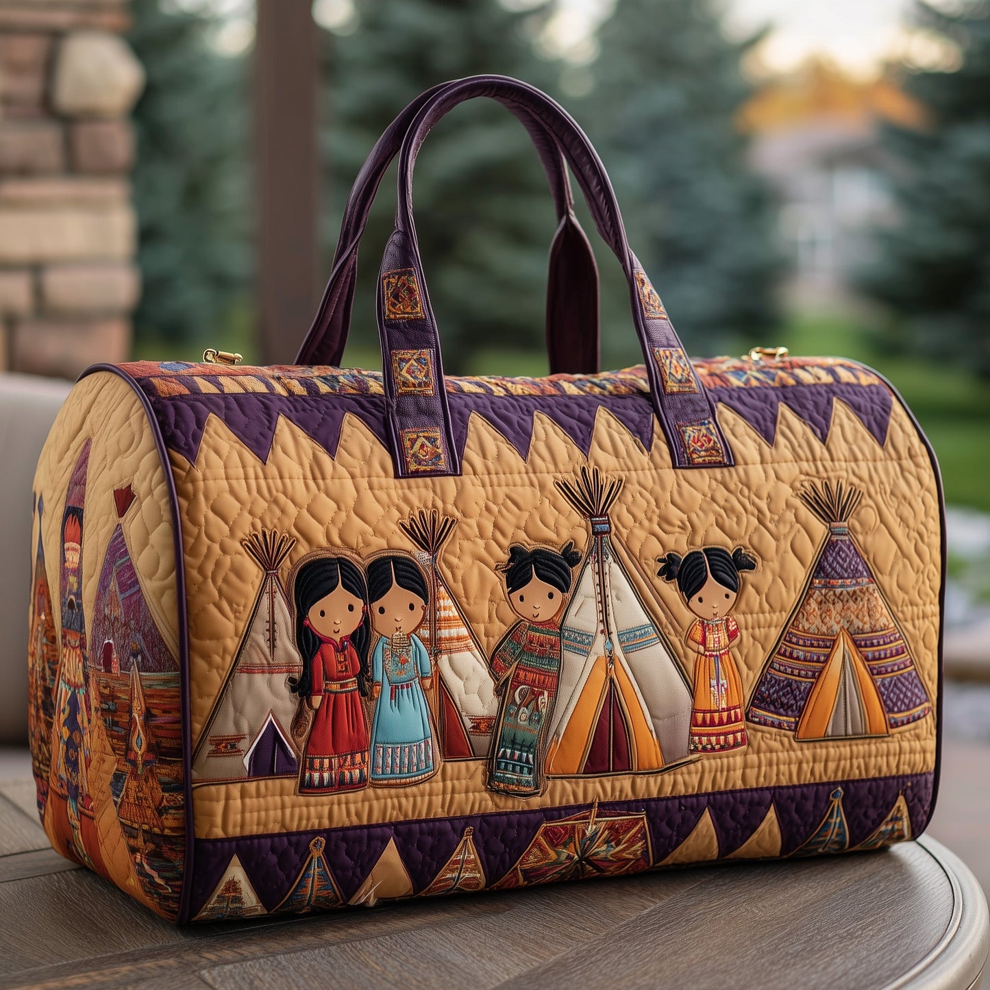 Tribal Spirit Quilted Duffle Bag GFTOTP10743