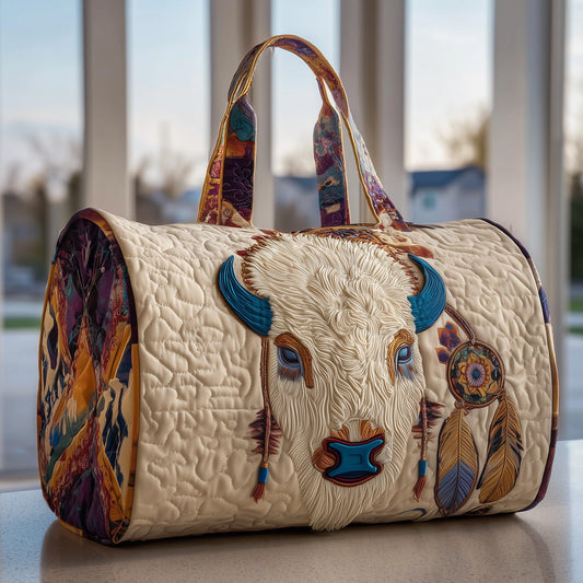 Native Buffalo Quilted Duffle Bag GFTOTP10748