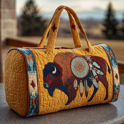 Native Buffalo Quilted Duffle Bag GFTOTP10750