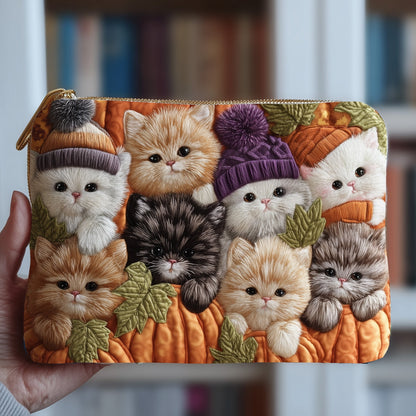 Purrfectly Autumn Quilted Purse GFTOTP10759