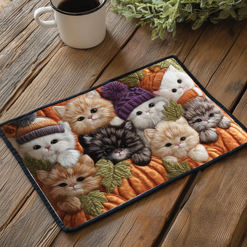 Purrfectly Autumn Quilted Placemat GFTOTP10760