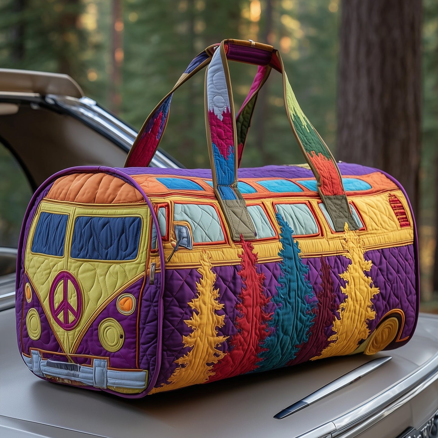 Retro Camper Quilted Duffle Bag GFTOTP10787