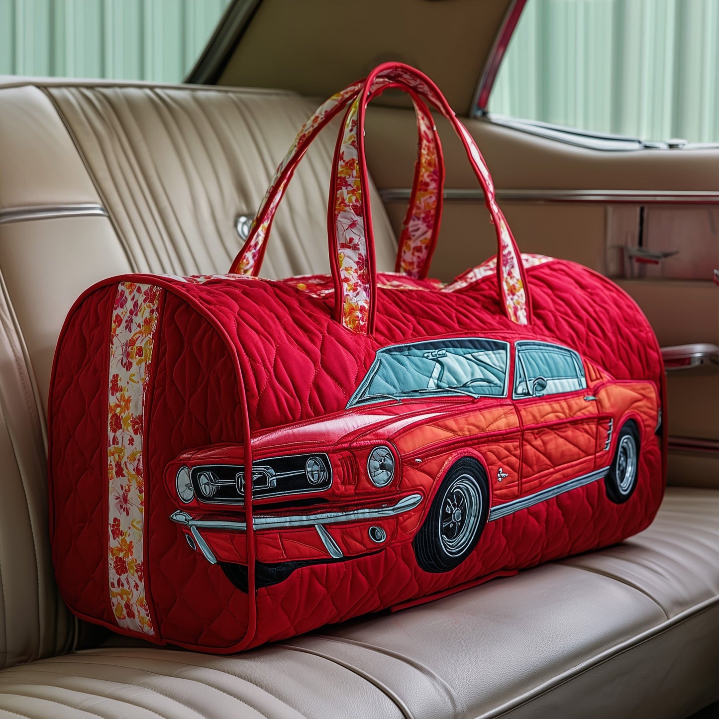 Vintage Muscle Quilted Duffle Bag GFTOTP10788