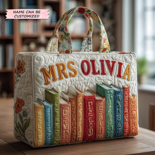 Teacher Quilted Tote Bag QTCUZ GFTOTP10794