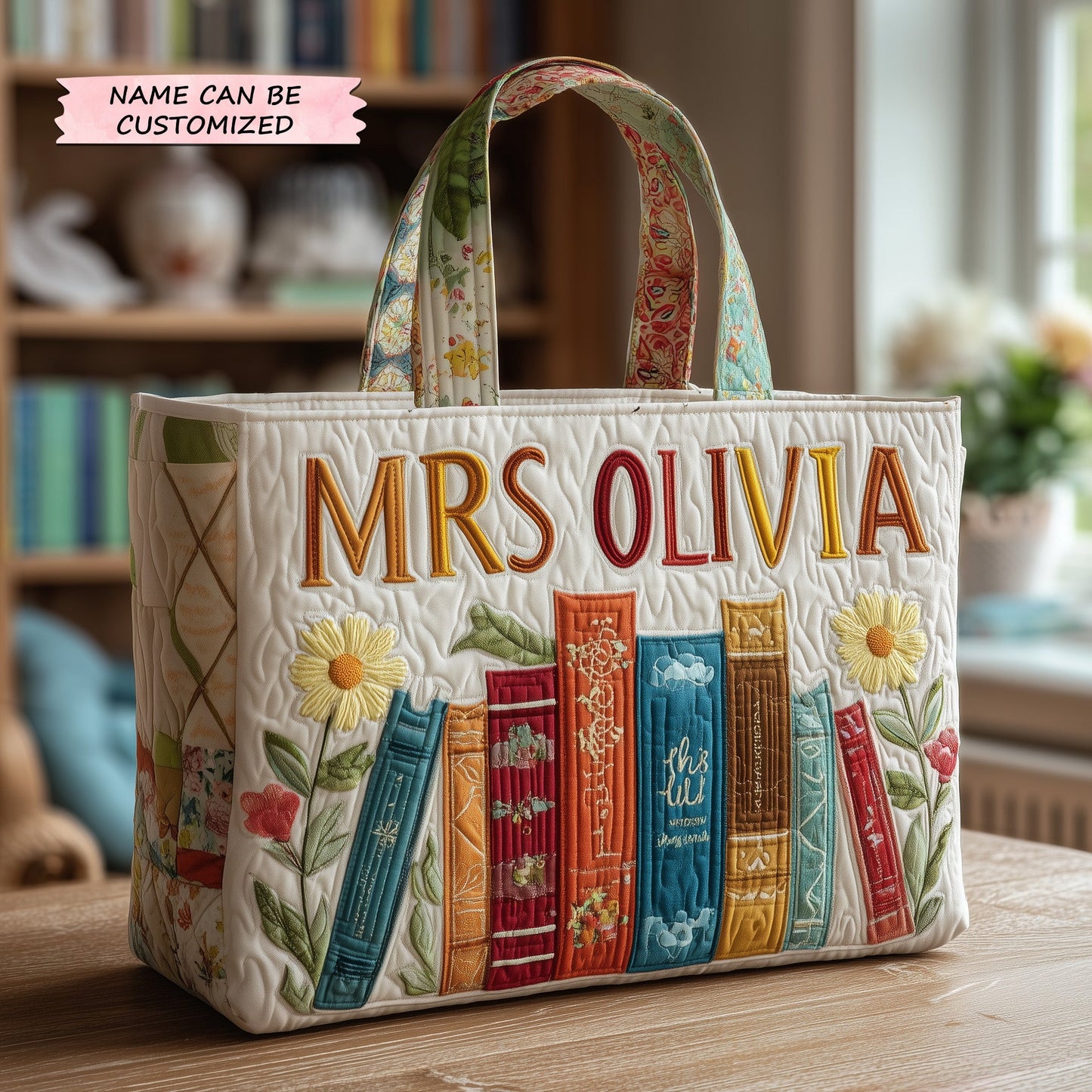 Teacher Quilted Tote Bag QTCUZ GFTOTP10796