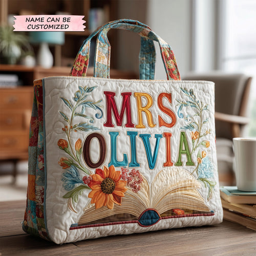 Teacher Quilted Tote Bag QTCUZ GFTOTP10799