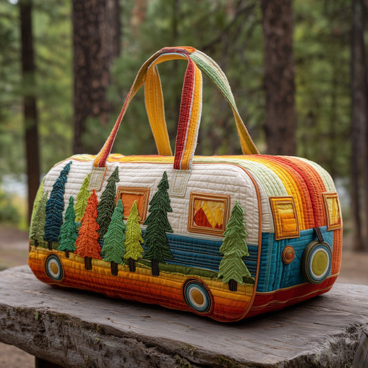 Camping Trailer Quilted Duffle Bag GFTOTP10808