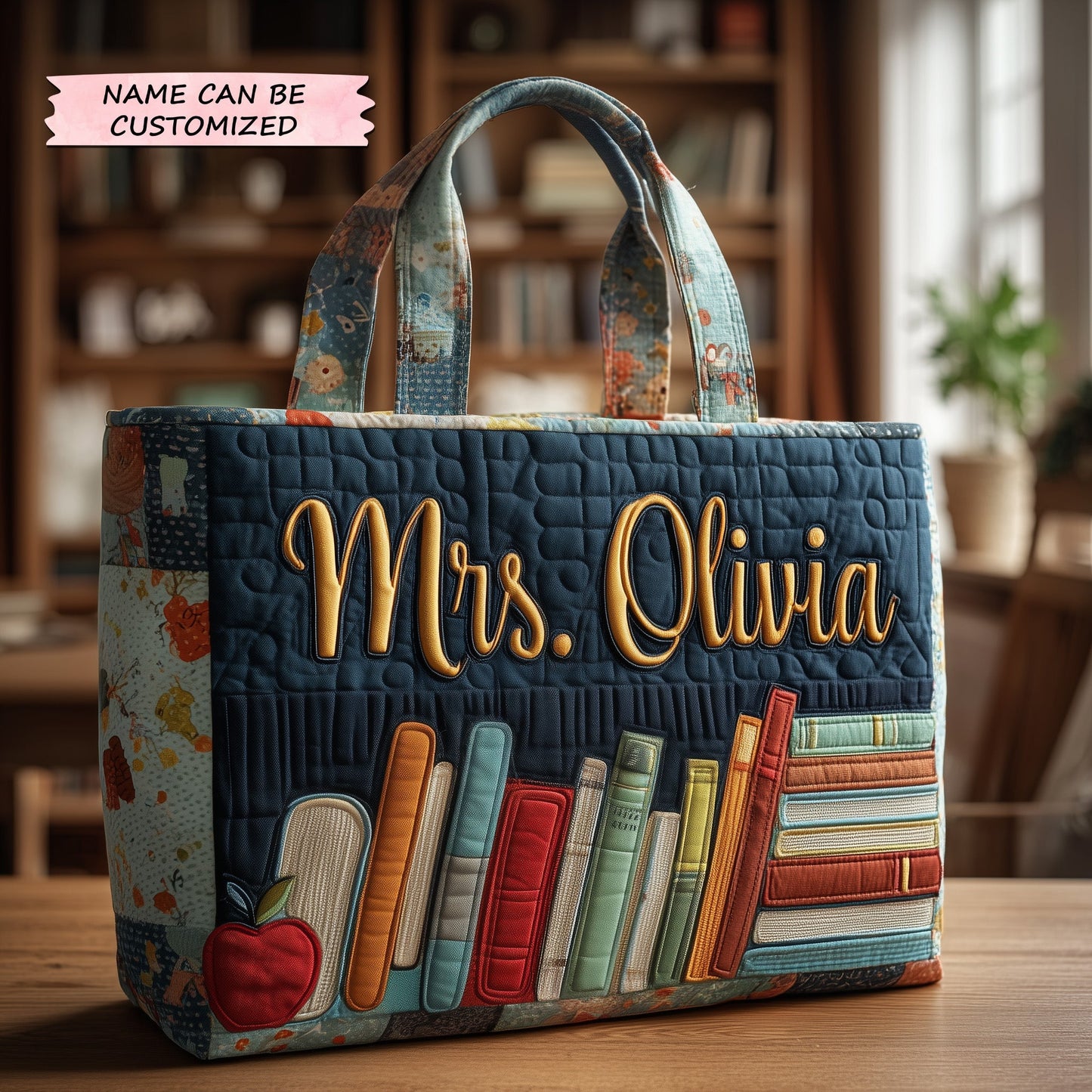 Teacher Quilted Tote Bag QTCUZ GFTOTP10854