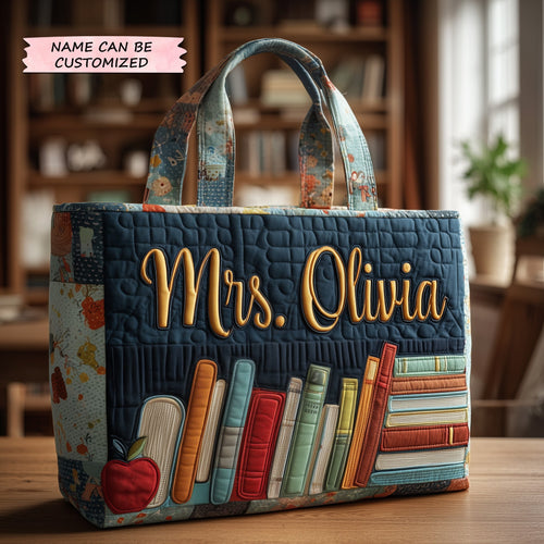 Teacher Quilted Tote Bag QTCUZ GFTOTP10854