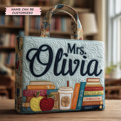 Teacher Quilted Tote Bag QTCUZ GFTOTP10856