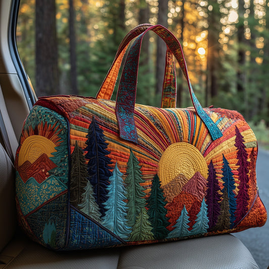 Hippie Sun Quilted Duffle Bag GFTOTP10866