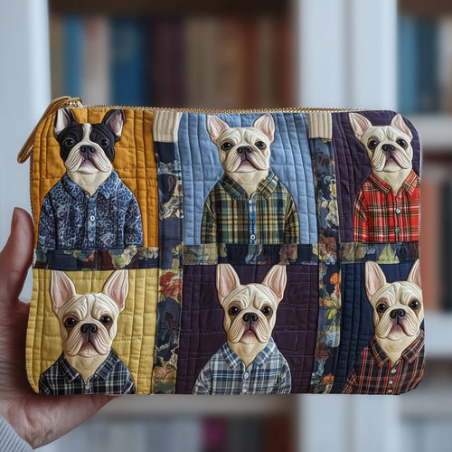 Bulldog Quilted Purse GFTOTP10892