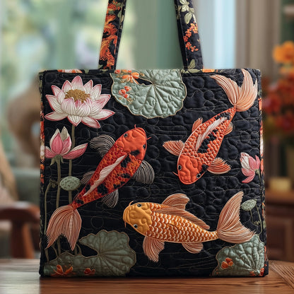 Koi Fish Quilted Tote Bag GFTOTP10923
