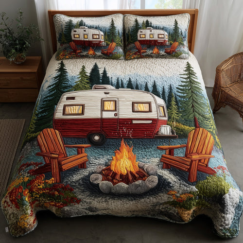 Campfire Dreams 3-Piece Quilted Bedding Set GFTOTP10937