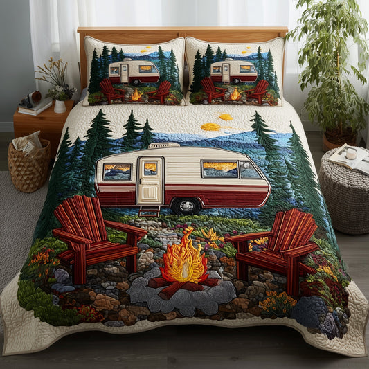 Campfire Dreams 3-Piece Quilted Bedding Set GFTOTP10939